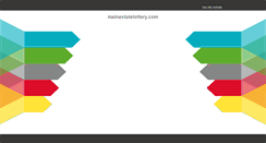 Desktop Screenshot of mainestatelottery.com